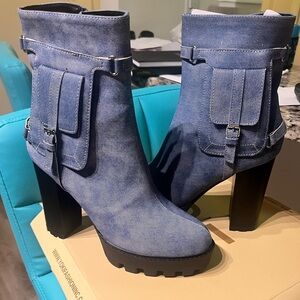 Yoki denim boots